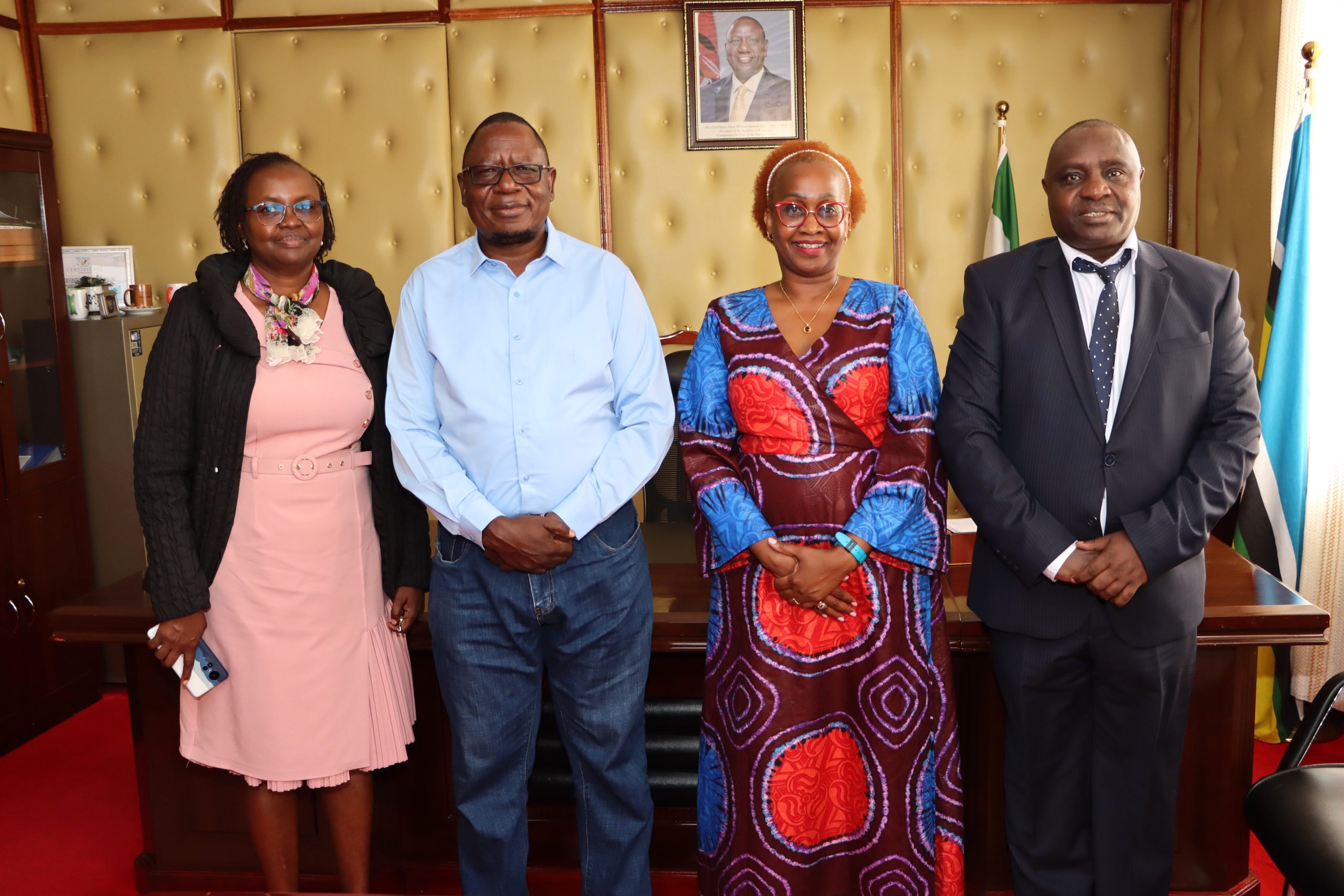 Courtesy call to DVC Academics Research and Student Affairs at Meru University of Science and Technology