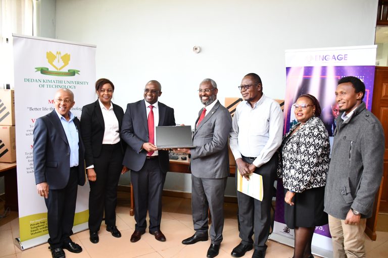 Handover Ceremony of Computers to Enhance Data Science Training for Young Women at DeKUT